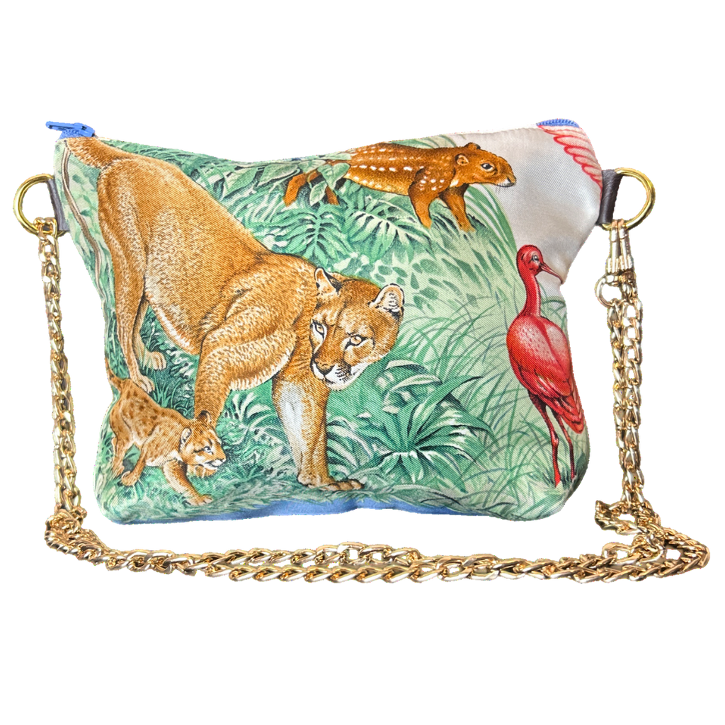 Equateur Vintage Scarf Crossbody Bag